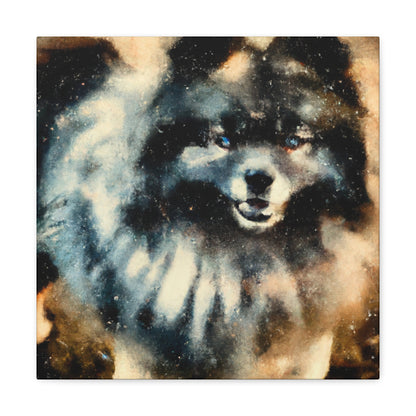 Fur and Whimsy Keeshond - Canvas