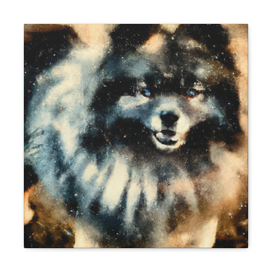 Fur and Whimsy Keeshond - Canvas