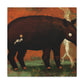 Malayan Tapir Amazement - Canvas