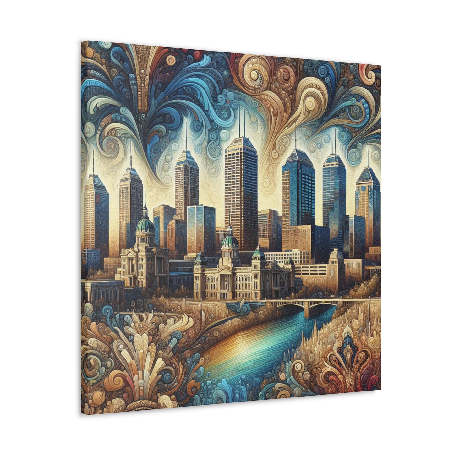 "Indy's Urban Symphony" - Canvas