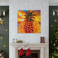 "Pineapple Paradise Scene" - Canvas