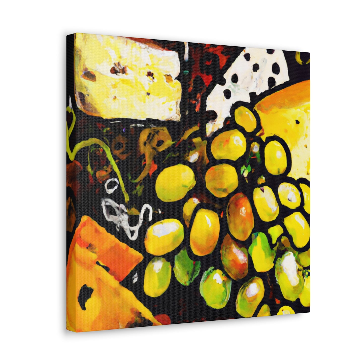 "Cheese and Grapes Melody" - Canvas