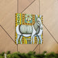 "Donkey in Deco Style" - Canvas