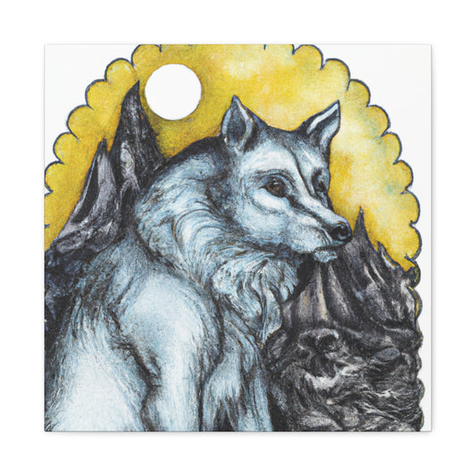 Wolf Roaming Majestically - Canvas