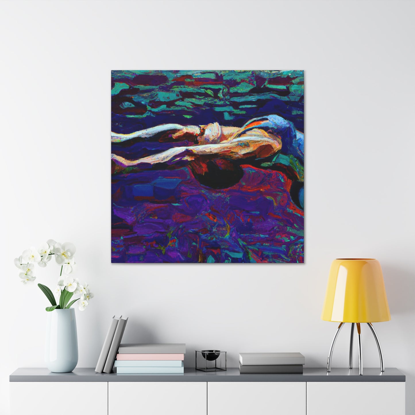 Gymnastics in Motion - Canvas