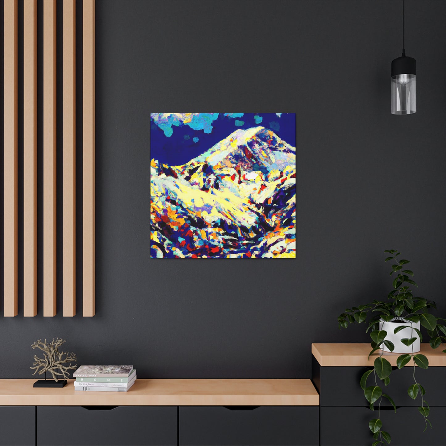 "Snowy Mountain Majesty" - Canvas