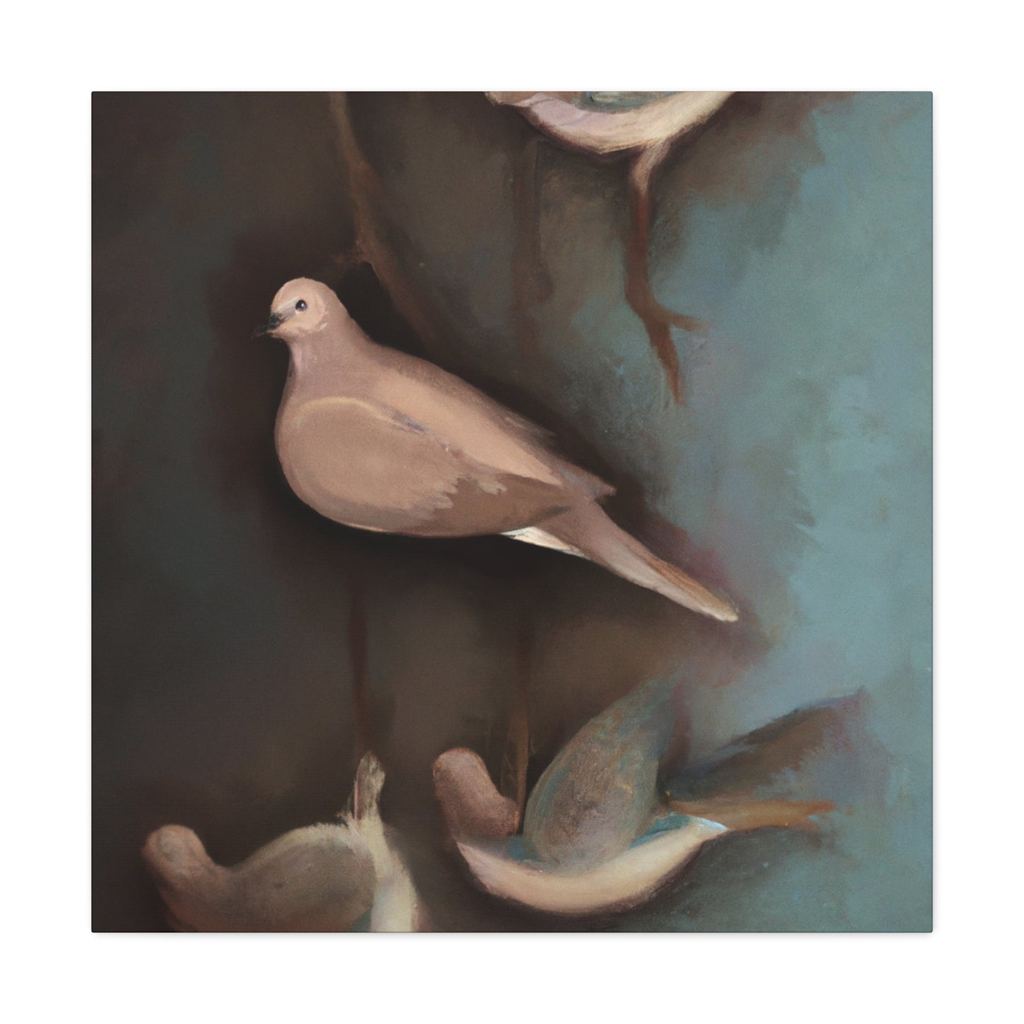 "Mourning Dove In Mourning" - Canvas