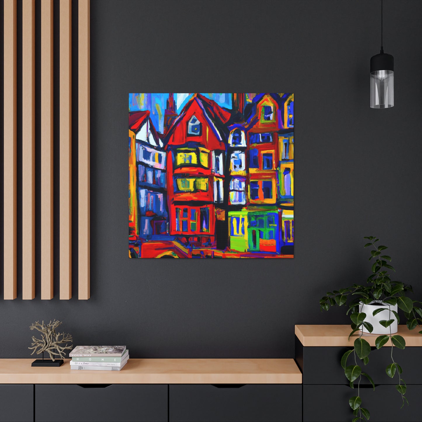 "Tudor Pop Fauvism" - Canvas