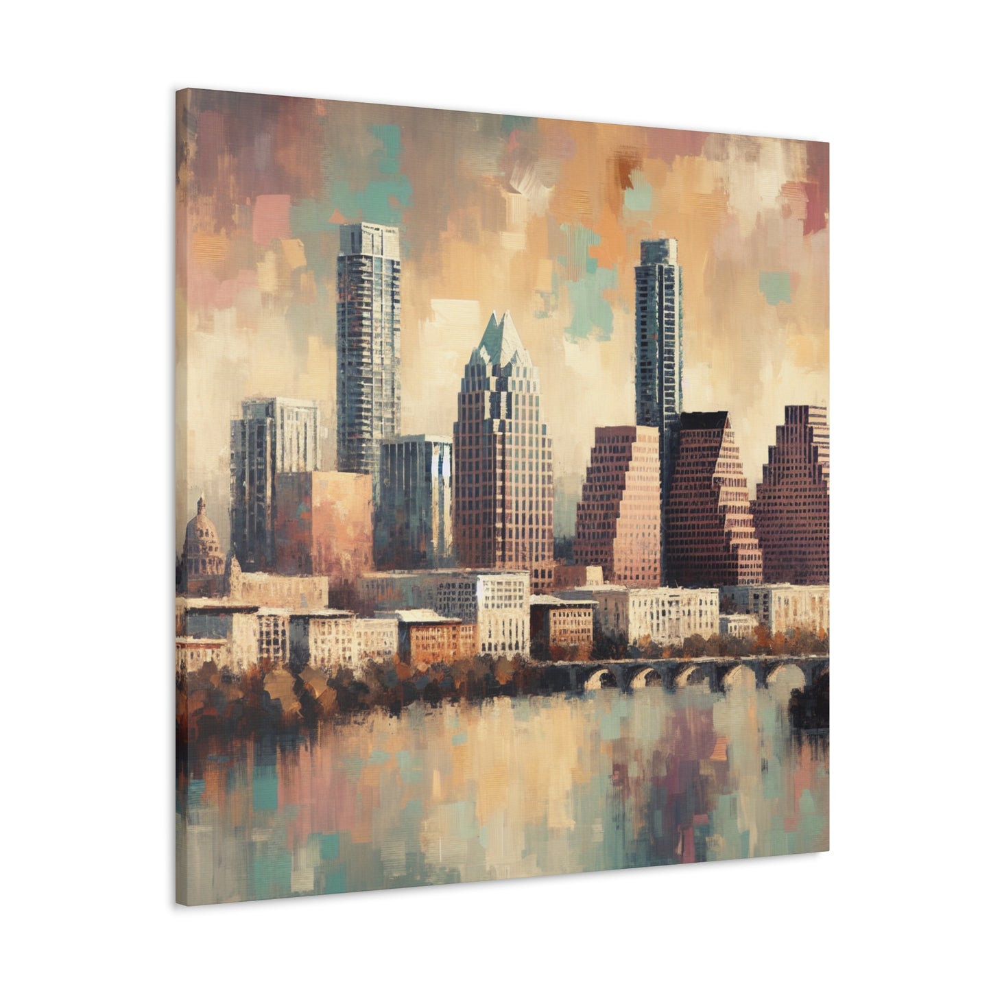 "Vibrant Texan Canvases" - Canvas