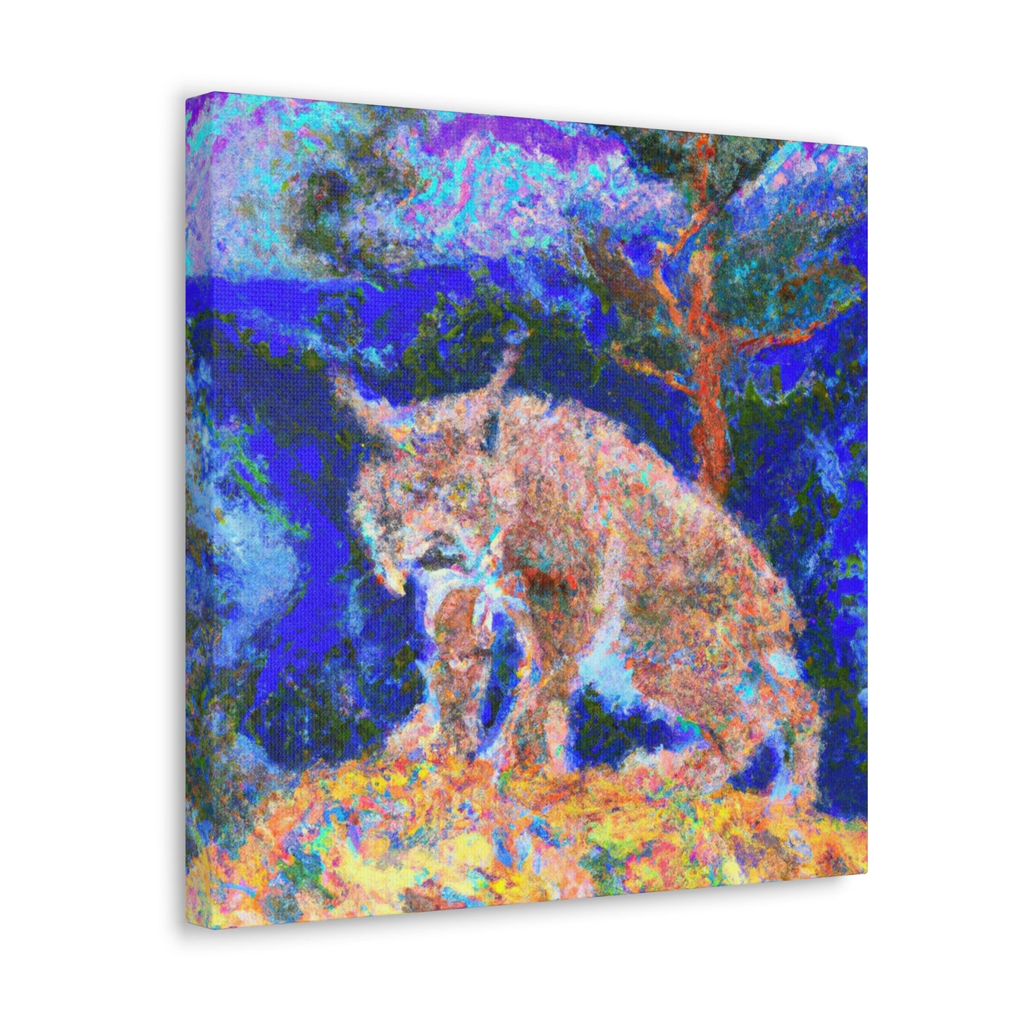 Bobcat at Sunrise - Canvas