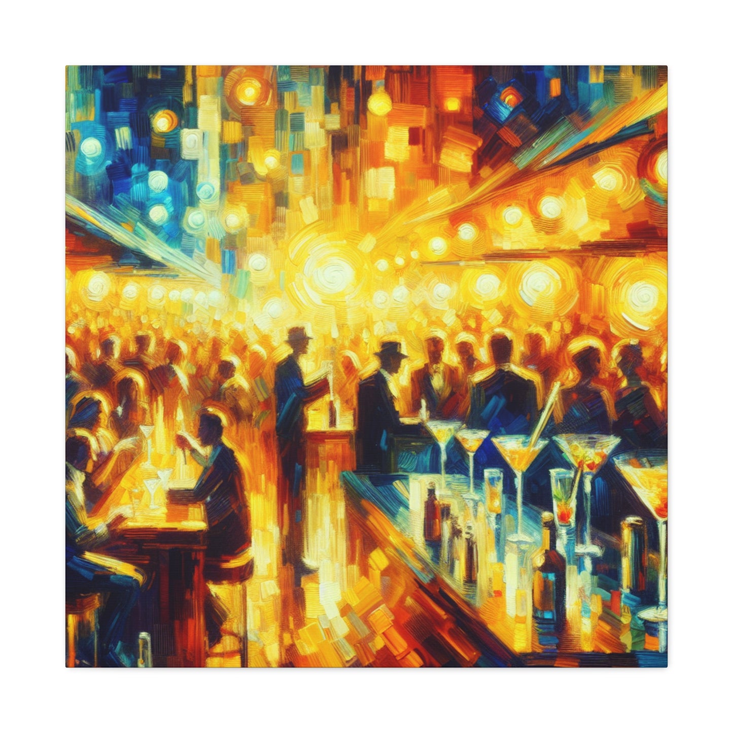 "Intoxicating Nighttime Revelry" - Canvas