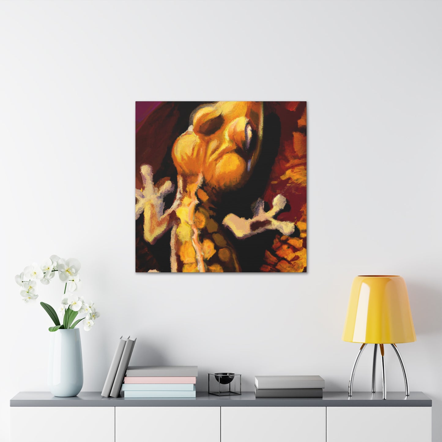 Crested Gecko Dreamscape - Canvas