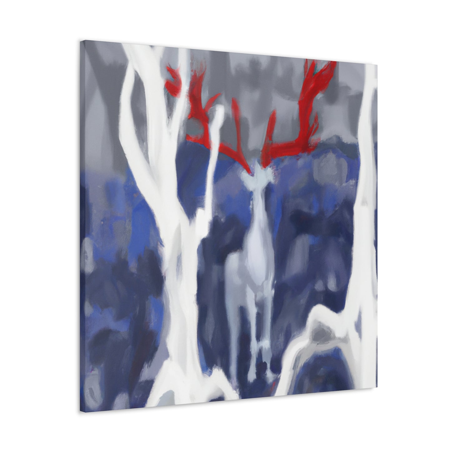 Deer in Abstract Style - Canvas