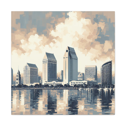 "Seaside Serenity: San Diego" - Canvas