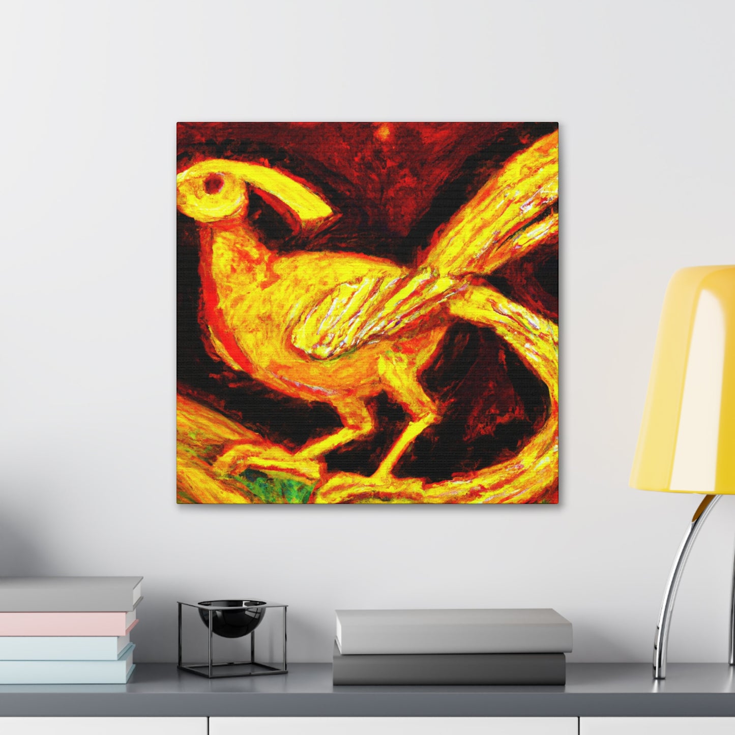 Golden Pheasant Dreaming - Canvas