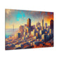 "Urban Dreamscape Unveiled" - Canvas