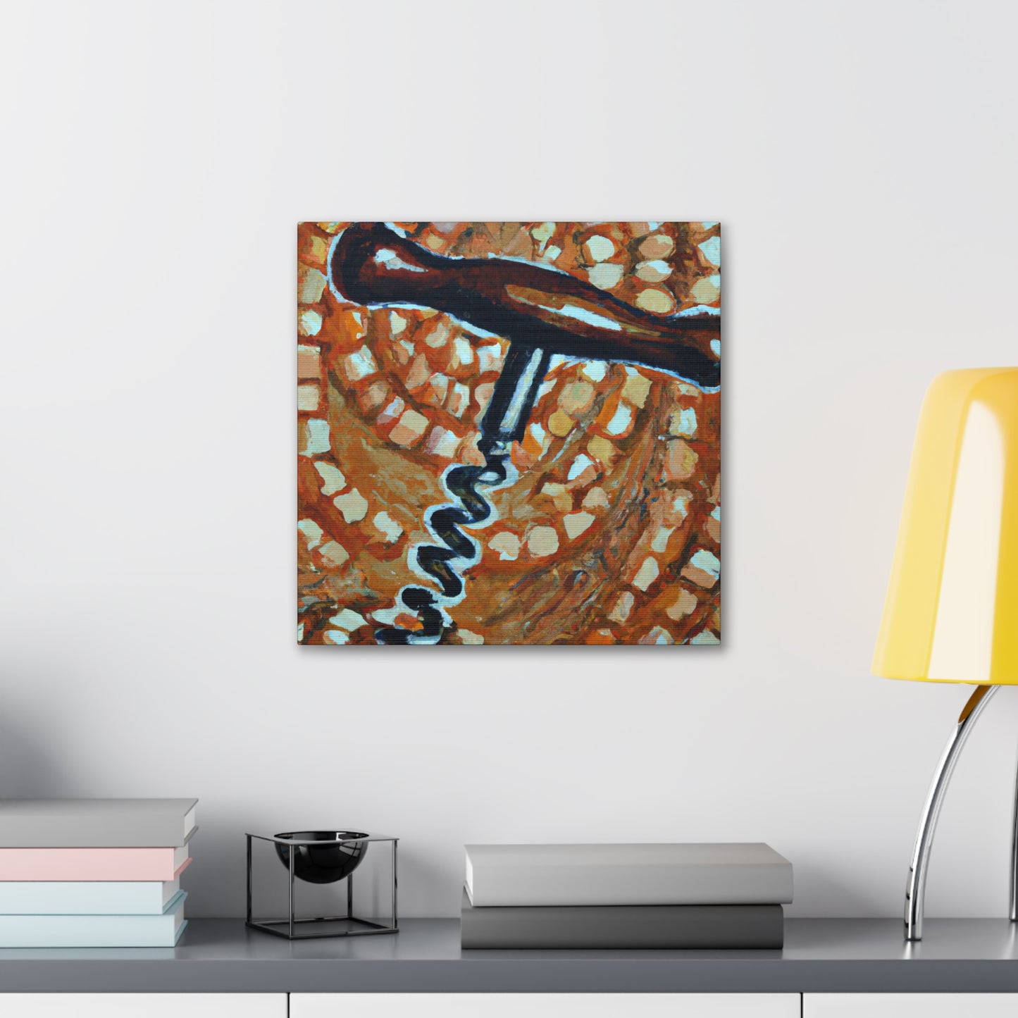 Corkscrew in Pointillism - Canvas