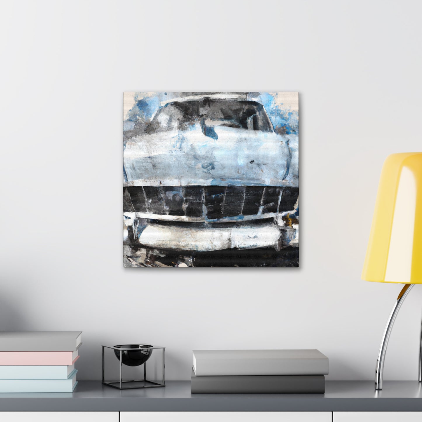 "Old Car Revived Beauty" - Canvas