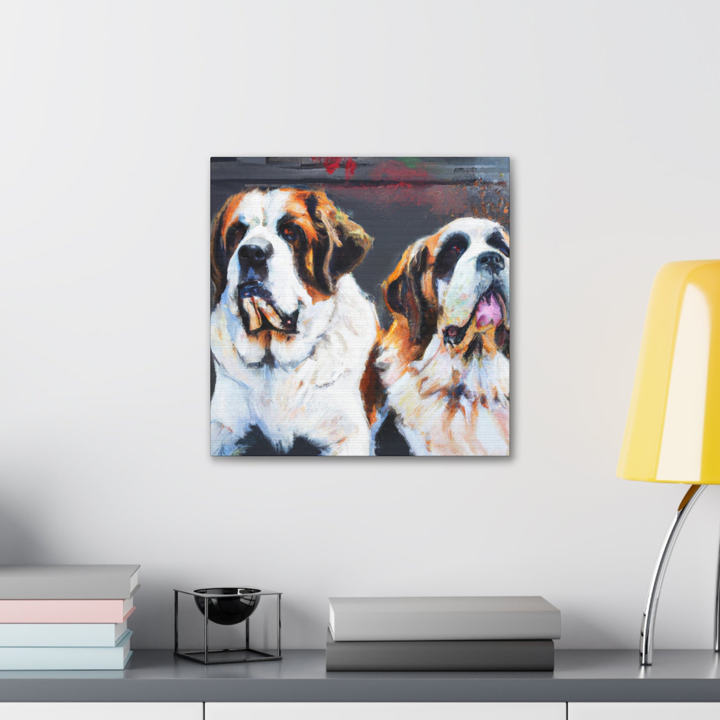 Saint Bernard Blessing - Canvas