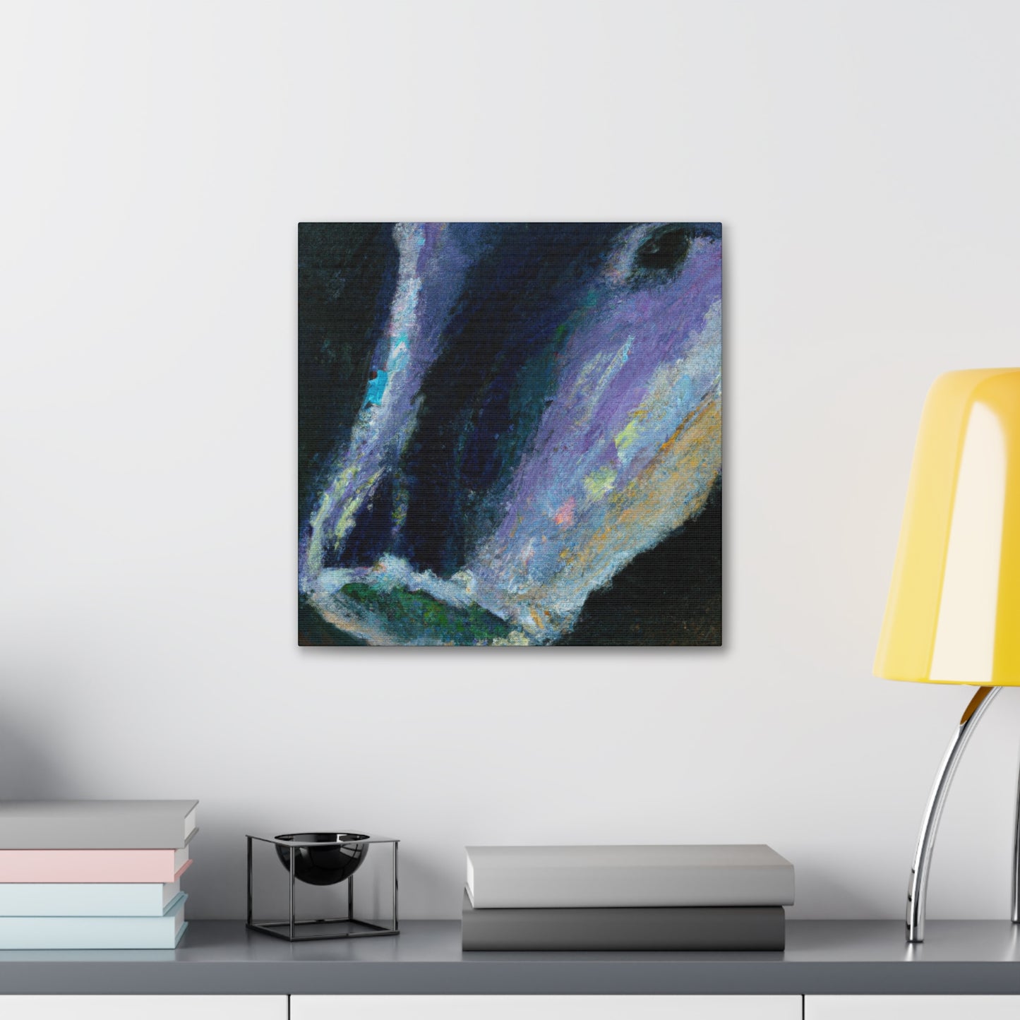 "Bowhead Whale Impressionism" - Canvas