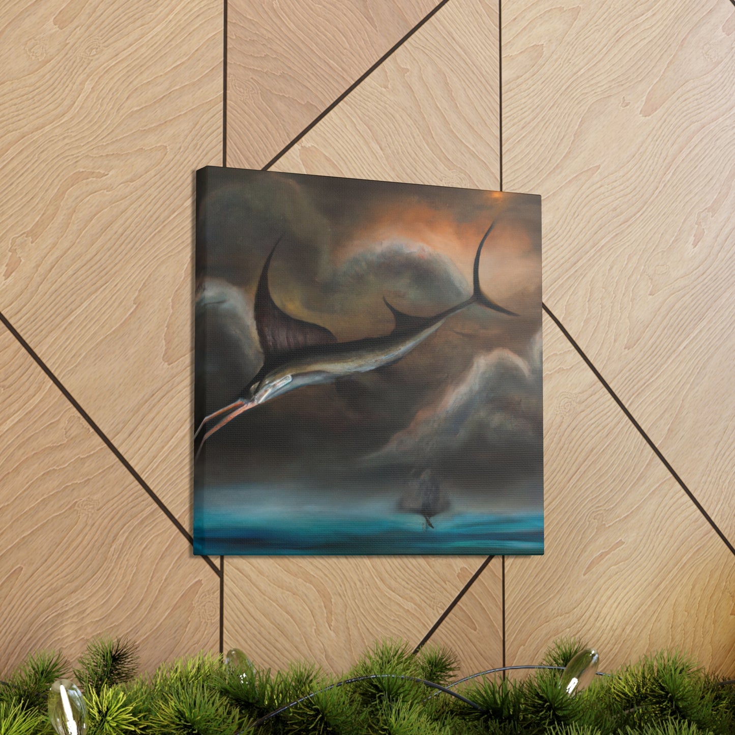 "Sailfish Surreal Dreaming" - Canvas