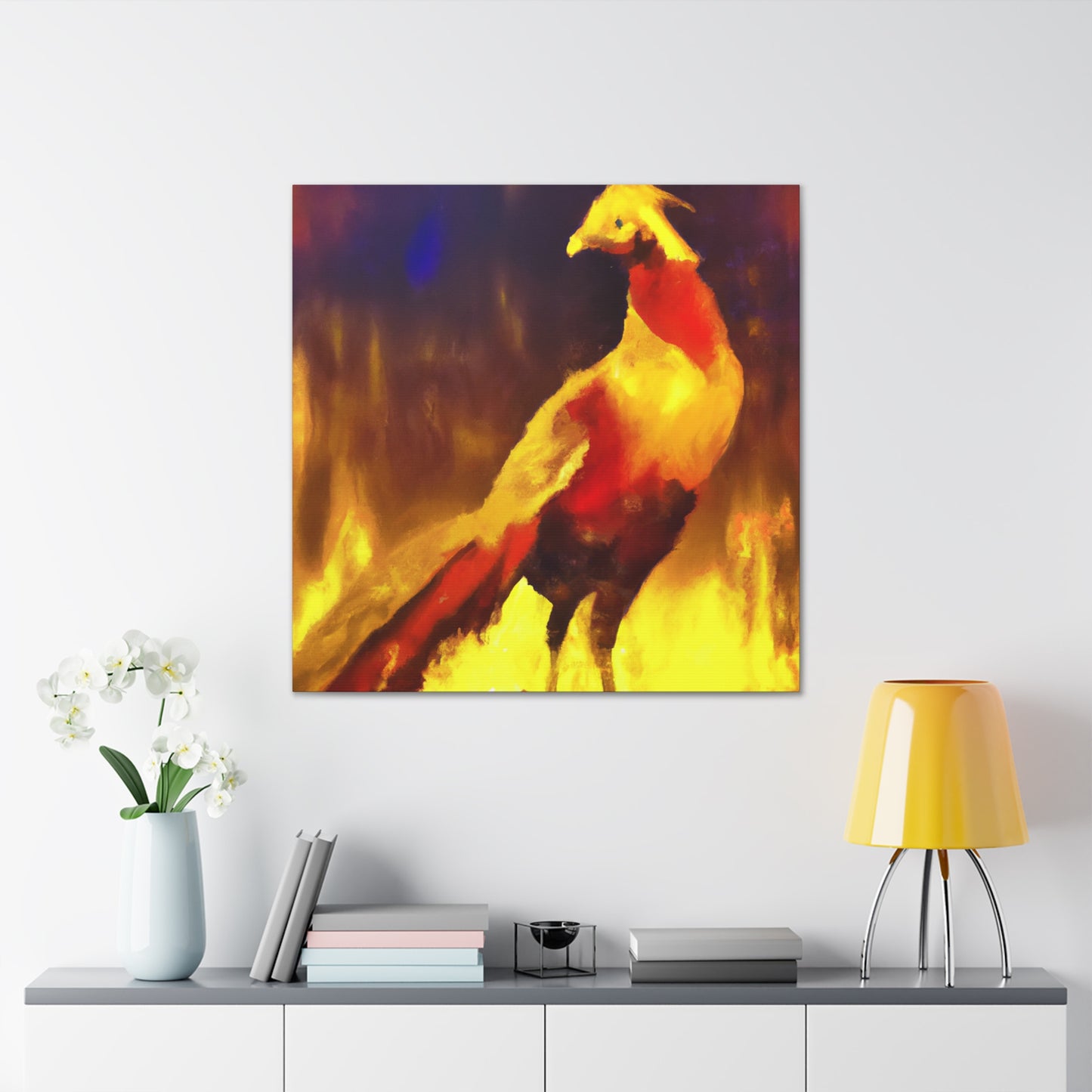 "Golden Pheasant Dance" - Canvas