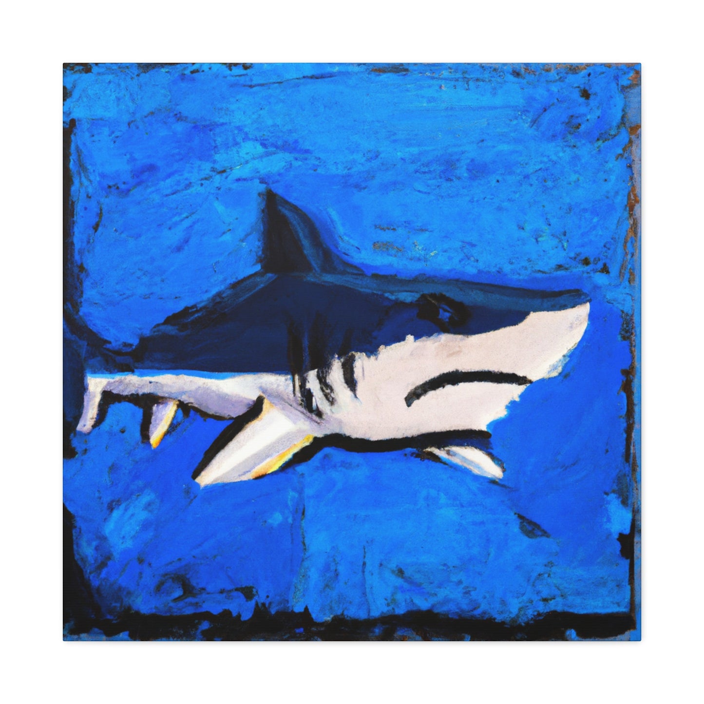 "Shark in the Streets" - Canvas