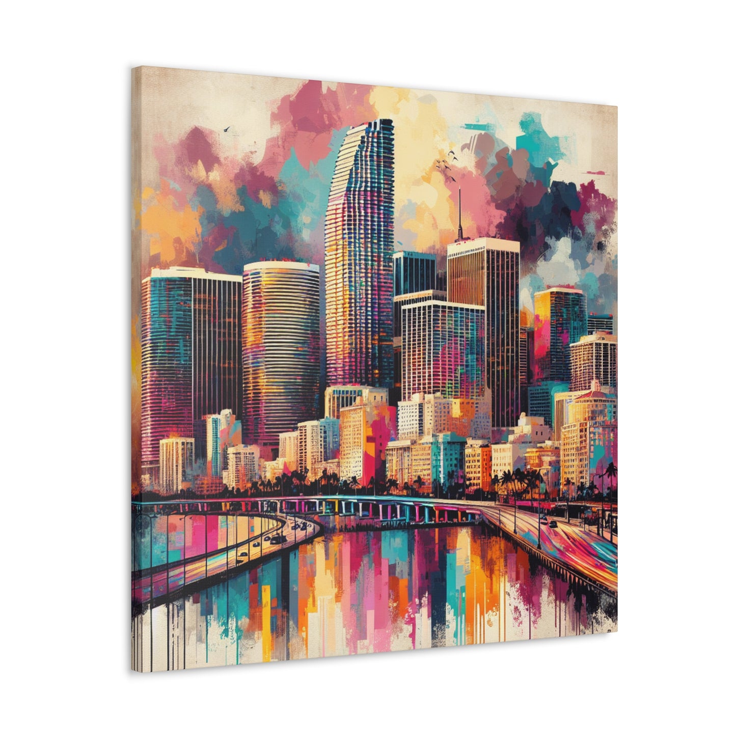 Magic City Vivid Expression - Canvas