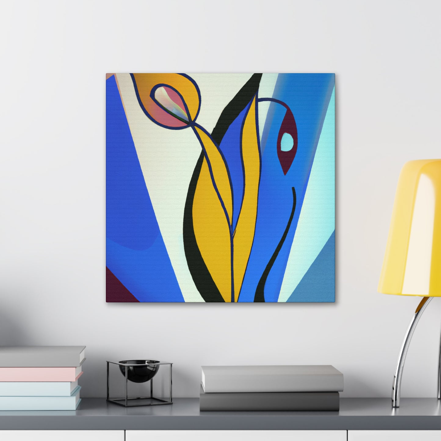 "Tulips in Art Deco." - Canvas