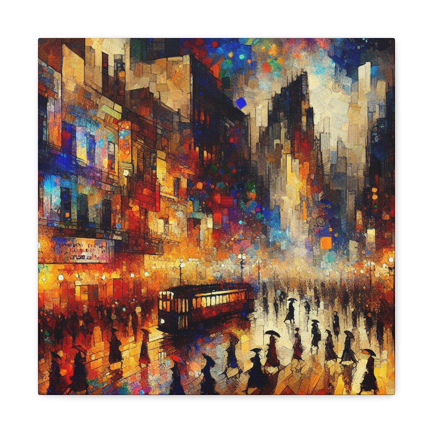 Vibrant City Stages - Canvas