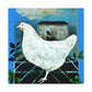 "Chicken in Art Deco" - Canvas