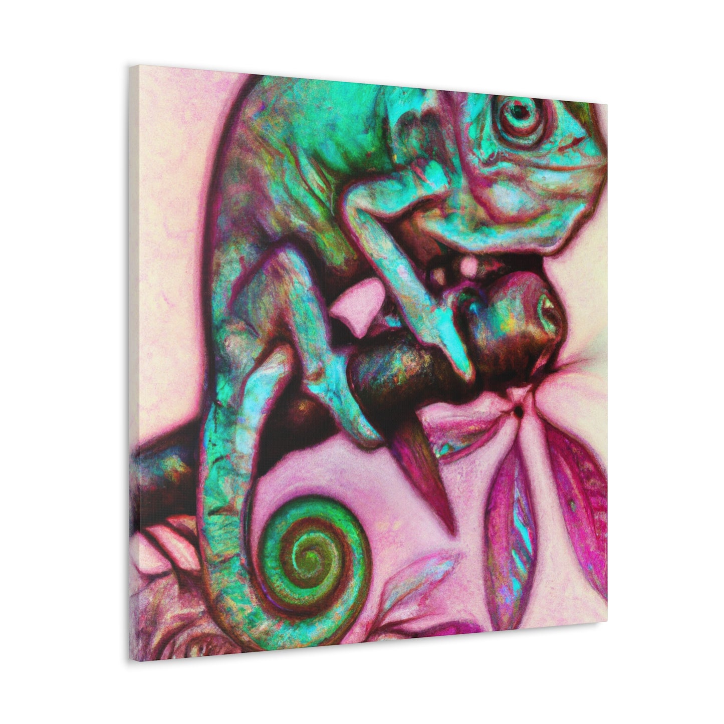 Veiled Chameleon Gaze - Canvas