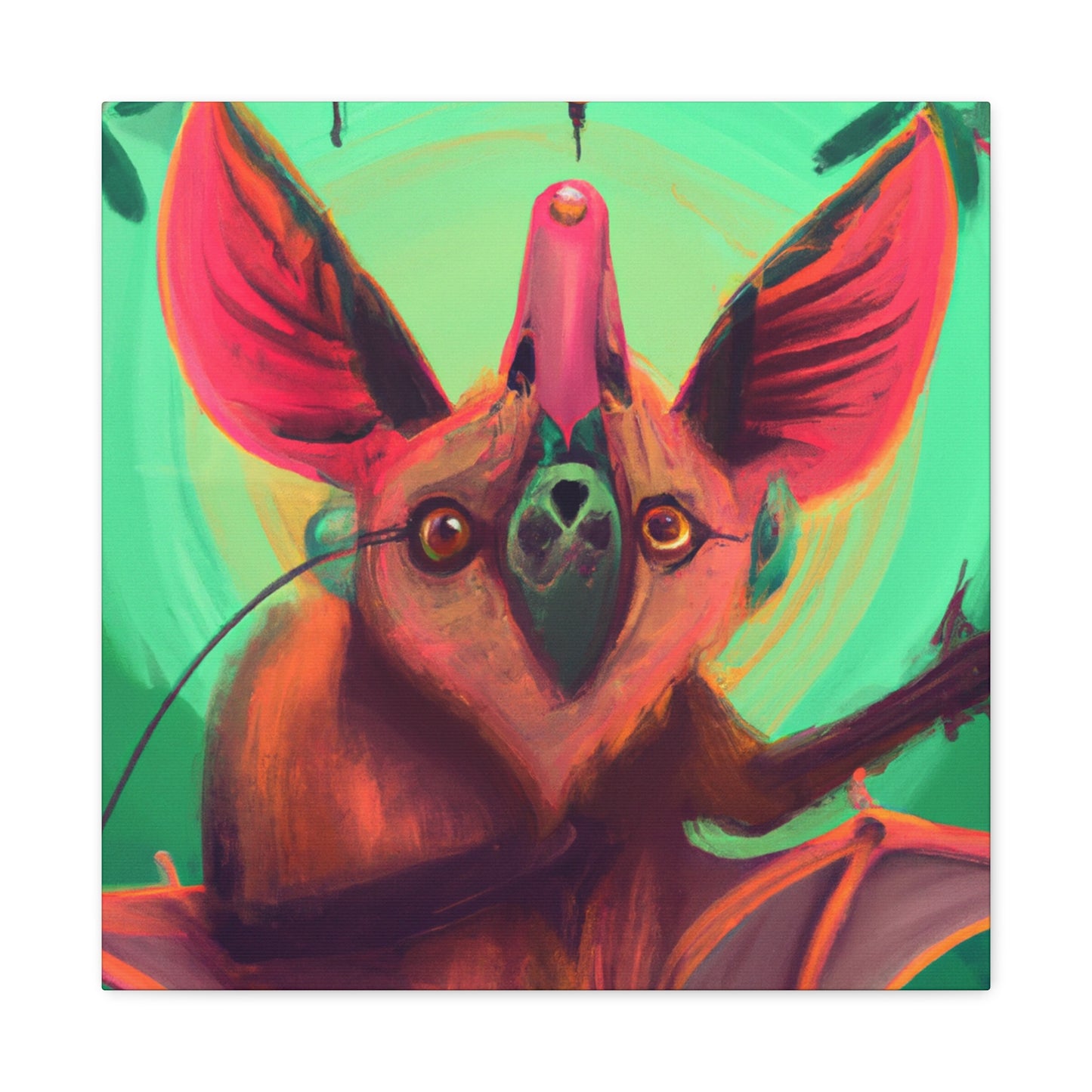 "Indian Flying Fox Soar" - Canvas