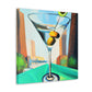 Martini Man Pop Party - Canvas