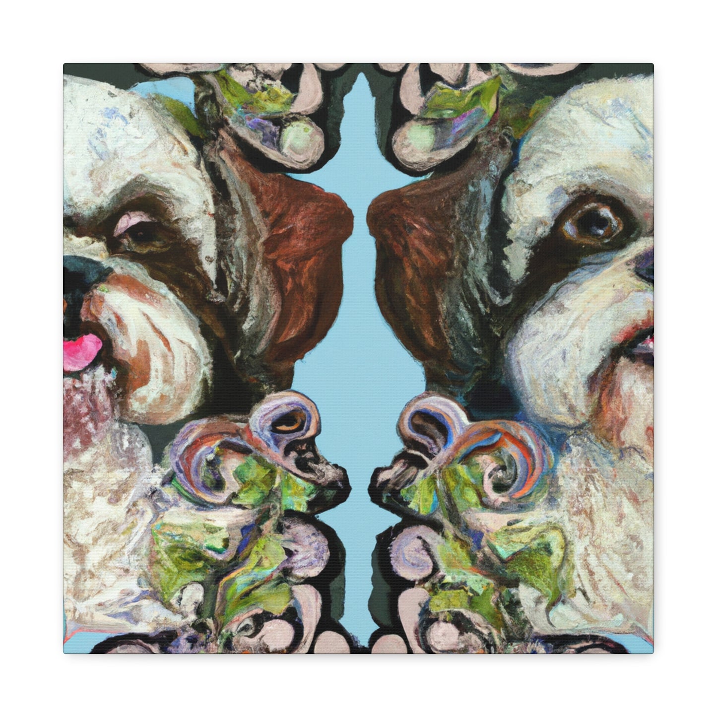 "Shih Tzu in Lace" - Canvas