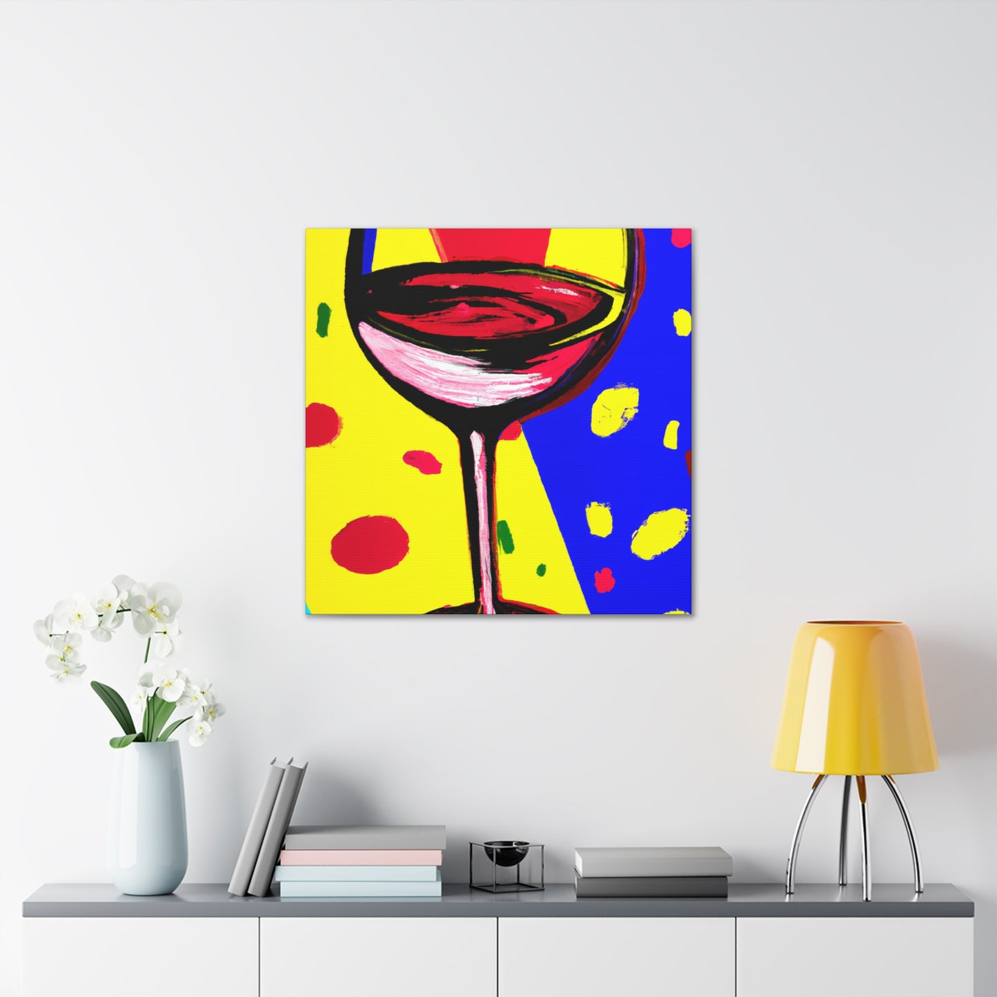 "Glassful of Glee" - Canvas