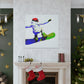 Snowboarding Thrill Ride - Canvas