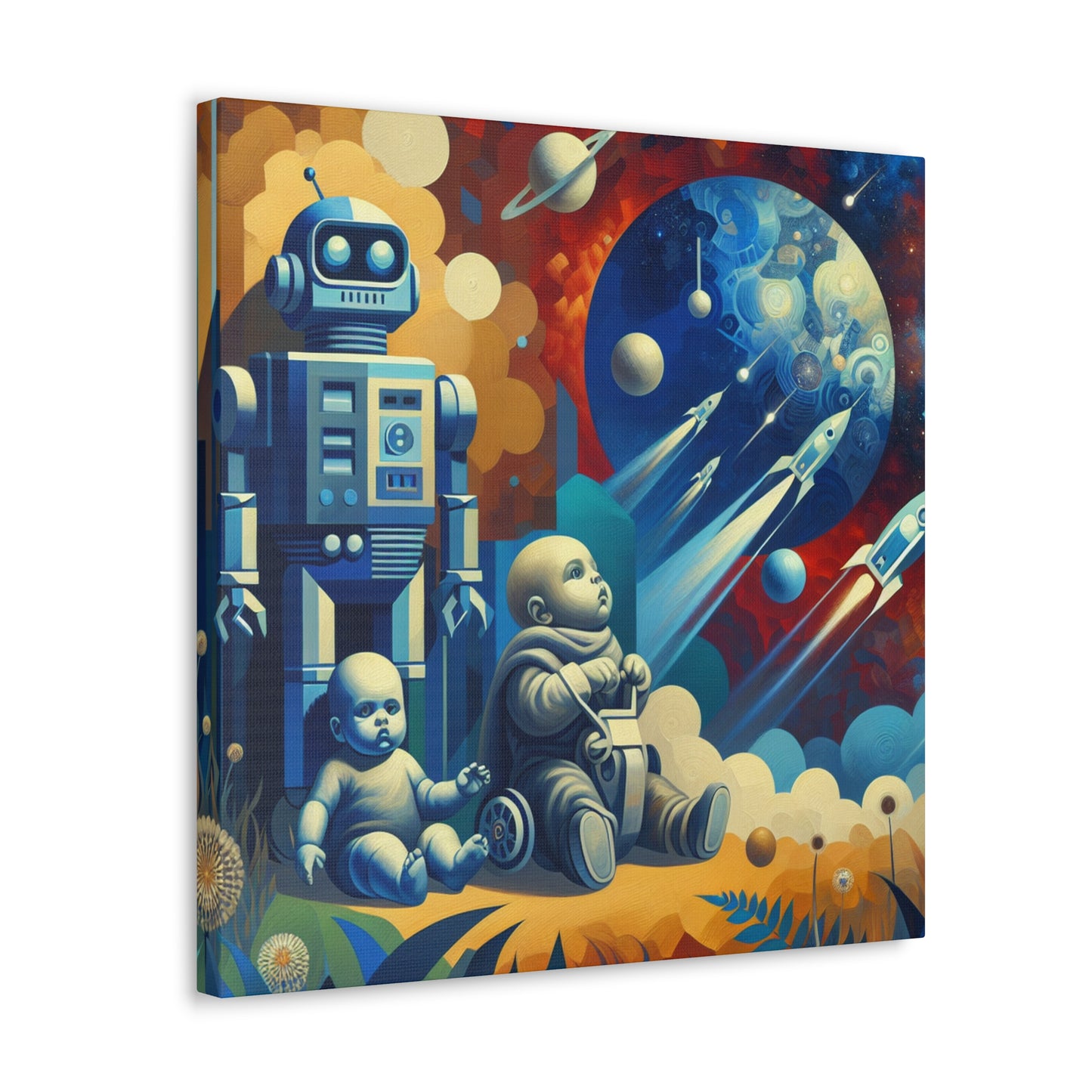 "Robotic Cosmo Explorations" - Canvas