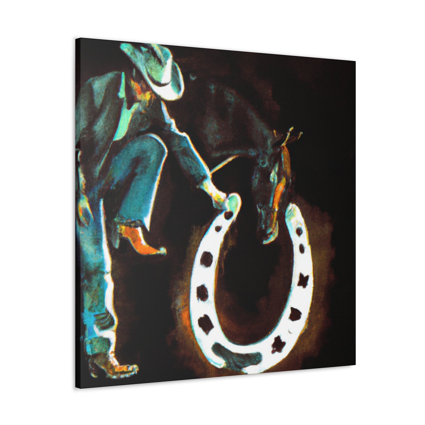 "Horseshoes of Possibility" - Canvas