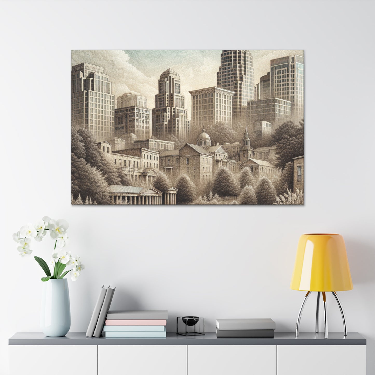 "Raleigh Radiant Reverie" - Canvas