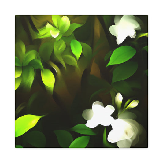 Enchanting Gardenia Bliss - Canvas