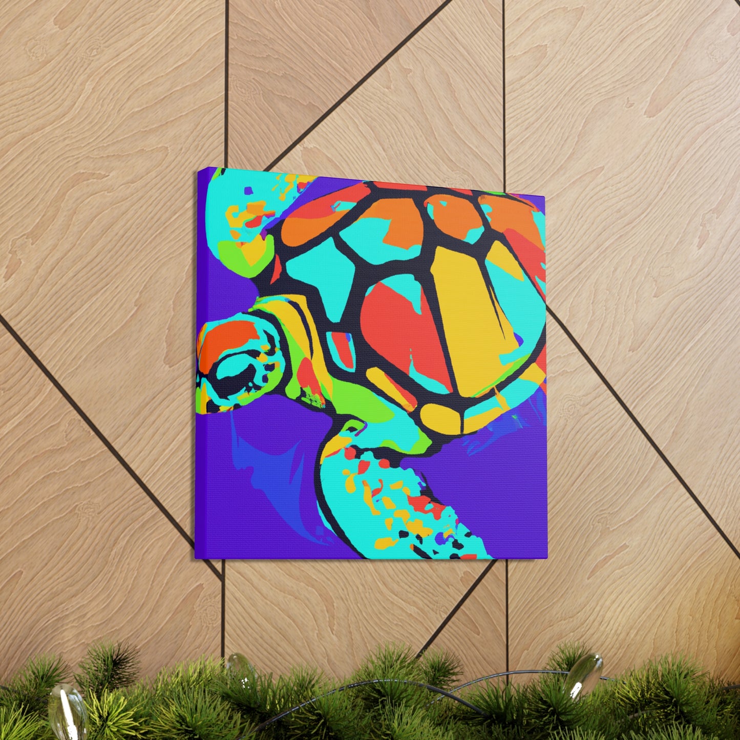 Sea Turtle Pop Brilliance - Canvas