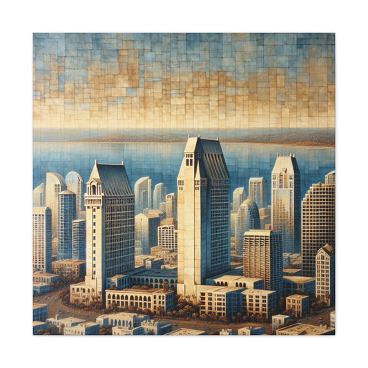 "Seaside Symphony: San Diego" - Canvas