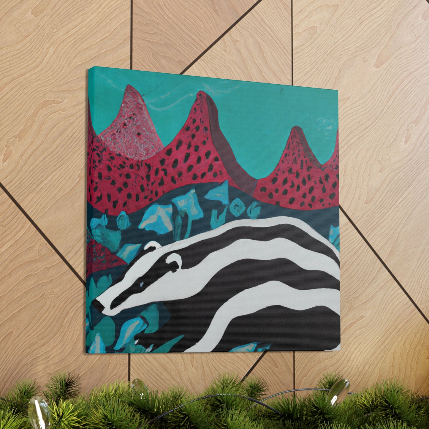 Badger By The Bay - Canvas