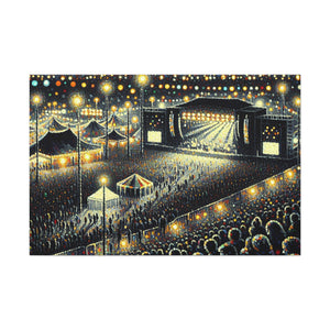 "Joyous Mosaic of Revelry" - Canvas