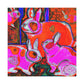 Rabbit in Wonderland Dream - Canvas