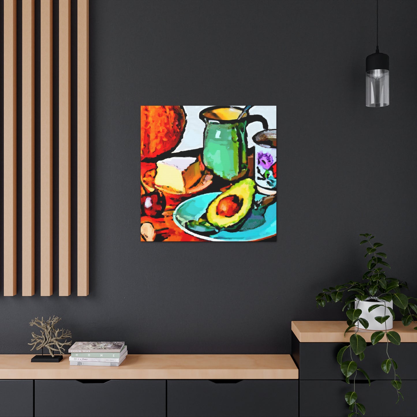 Dining in Regal Splendor - Canvas