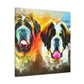 Saint Bernard's Majesty - Canvas