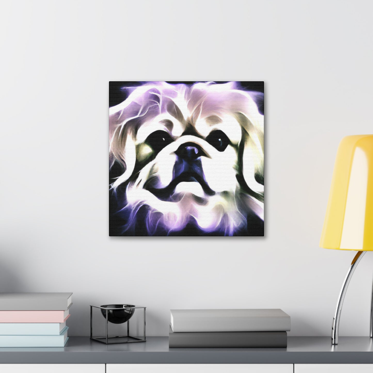 Pekingese Night Illumination - Canvas