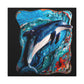 Dolphins in Harmony. - Canvas